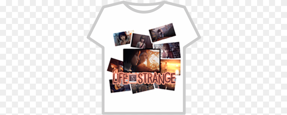 Life Is Strange Fan T Shirt Memories Transparent Roblox Aesthetic Roblox T Shirt, Clothing, Art, T-shirt, Collage Png Image
