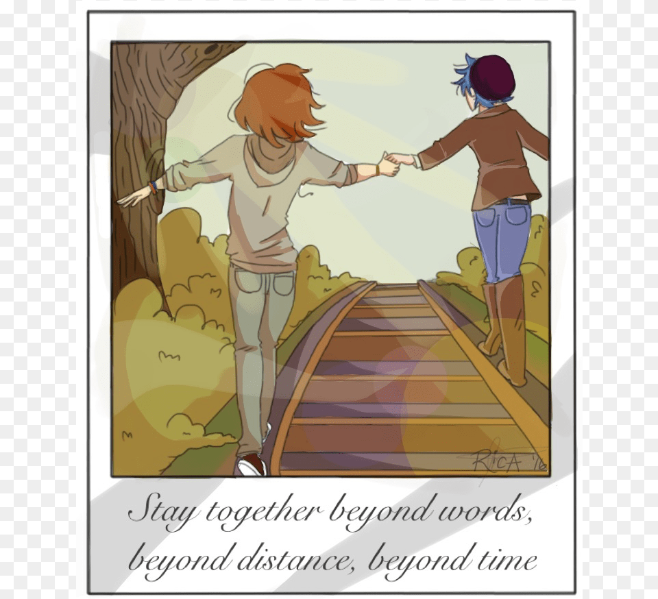 Life Is Strange Holding Hands, Book, Publication, Comics, Person Free Png