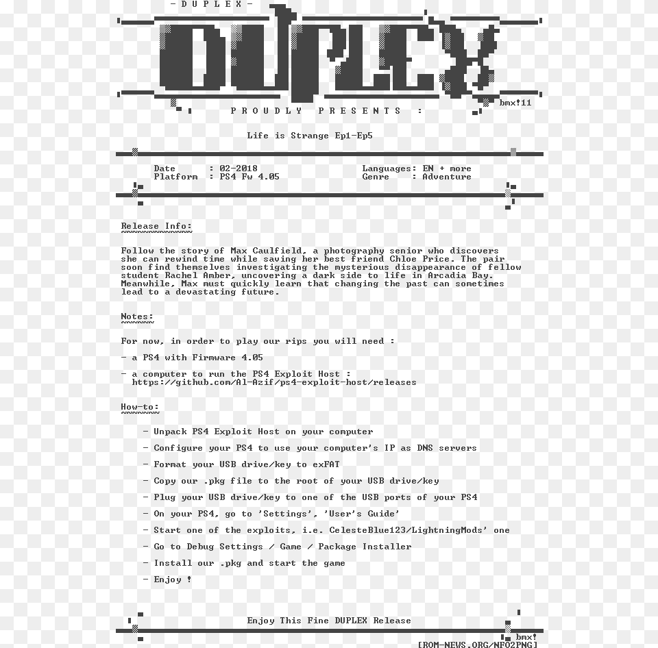 Life Is Strange Ps4 Duplex Ps4 Duplex, Page, Text, File, Advertisement Free Png