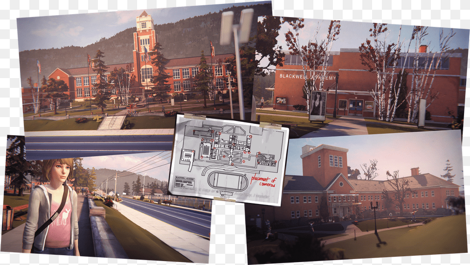 Life Is Strange Welcome To Blackwell Academy, Advertisement, Urban, Street, Road Free Png Download