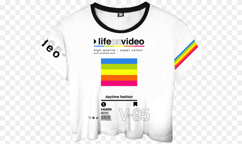 Life On Video Crop Top Plant Crop Top, Clothing, Shirt, T-shirt, Adult Free Png Download