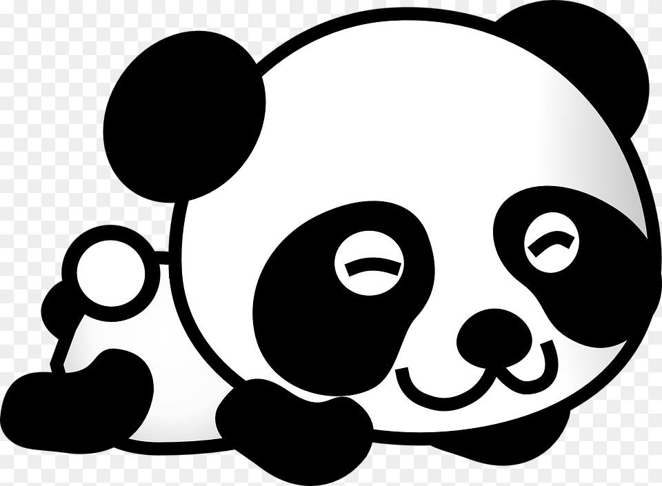 Life Patterns Panda Clip Art, Stencil, Silhouette, Baby, Person Free Transparent Png