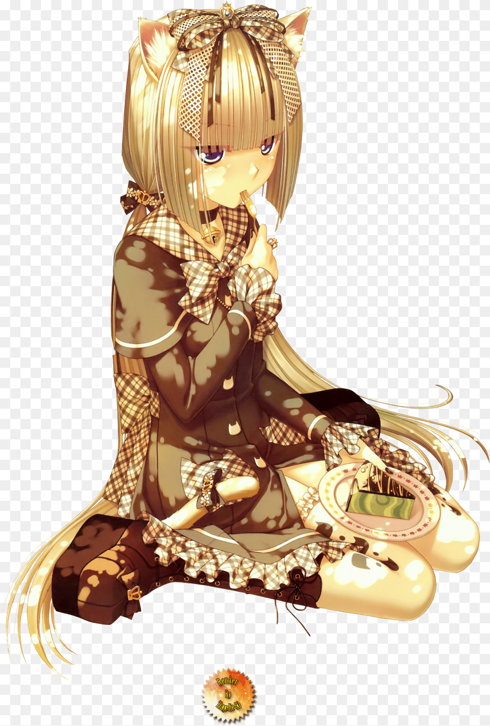 Life Sayori Neko Works, Book, Publication, Clothing, Dress Png Image