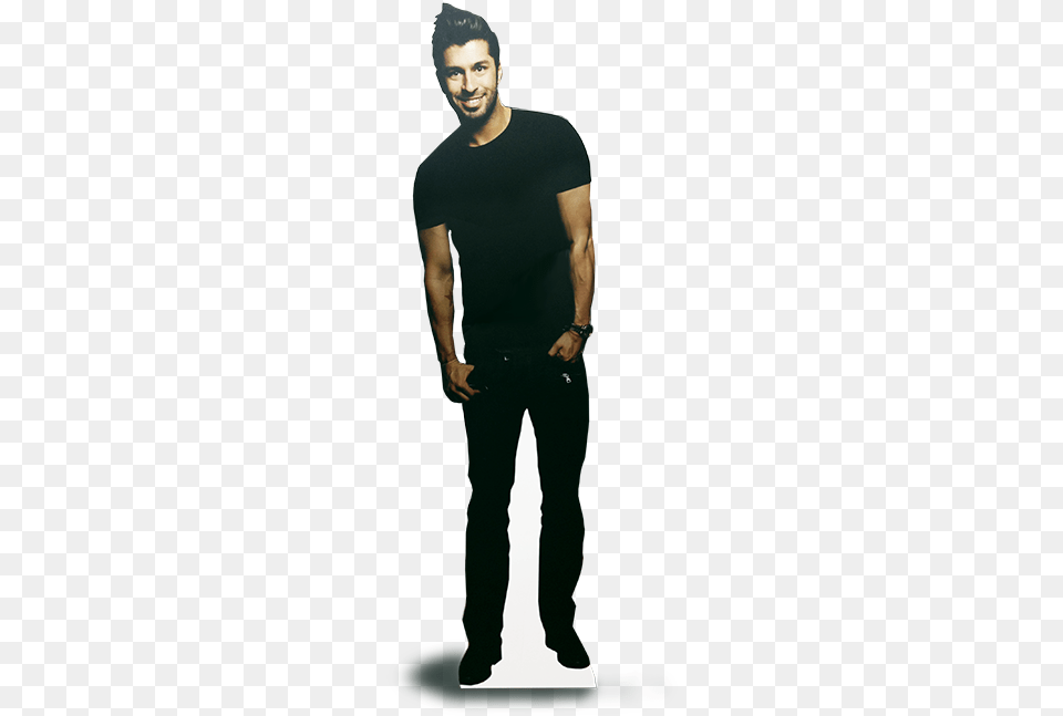 Life Size Custom Cut Out Poster Person Cut Out Printing, Pants, Clothing, T-shirt, Standing Free Png Download