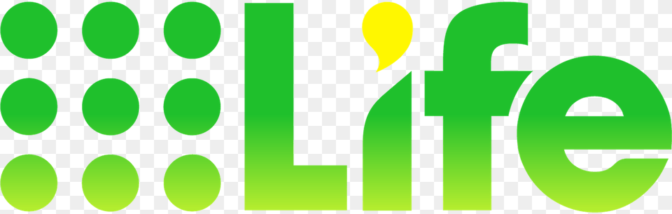Life Tv Channel Logo, Green, Text, Number, Symbol Png