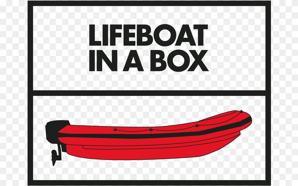 Lifeboat In A Box, Boat, Dinghy, Transportation, Vehicle Free Transparent Png