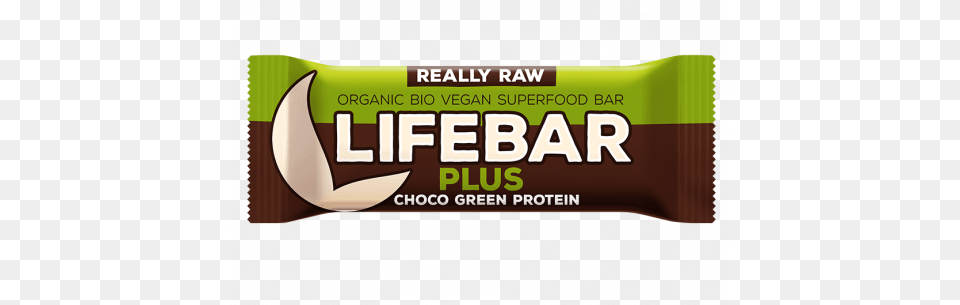 Lifefood Chocolate Green Protein Lifebar Plus 47 G Life Food, Sweets, Candy Free Png Download
