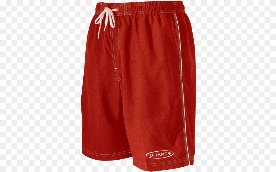 Lifeguard Red Swim Trunks, Clothing, Shorts, Swimming Trunks, Coat Png