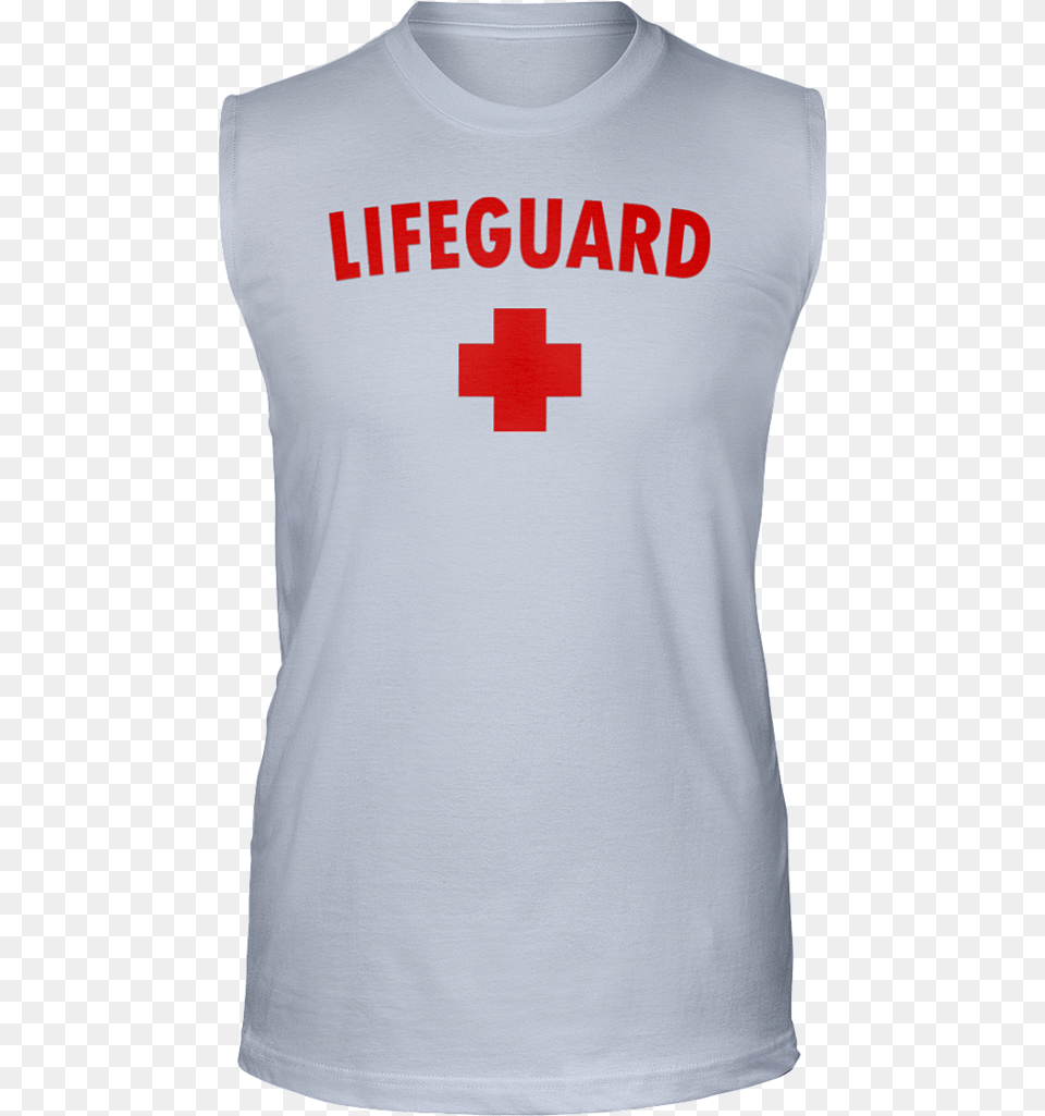 Lifeguard Tank Top Gildan Trenz Shirt Company Lifeguard T Shirt Life Guard Cross, Logo, First Aid, Clothing, Red Cross Free Png
