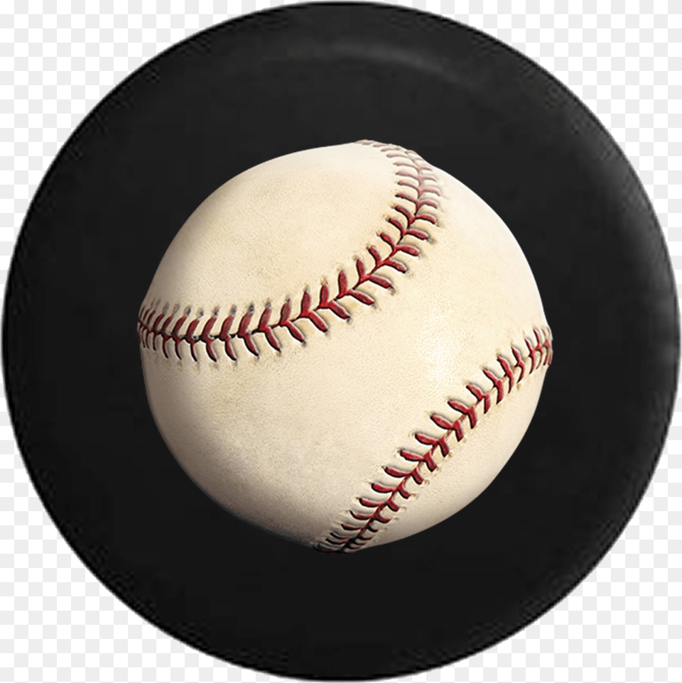 Lifelike Laced Up Baseball Softball Sports Jeep Camper Jeep Baseball Spare Tire Cover, Ball, Baseball (ball), Sport, Sphere Png Image