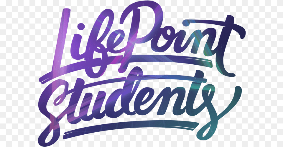 Lifepoint Students Neon Logo, Purple, Text, Calligraphy, Handwriting Png