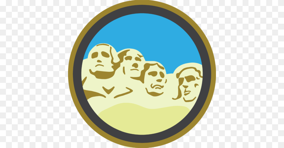 Lifescouts Mount Rushmore Badge Lifescouts Mount, Photography, Face, Head, Person Png