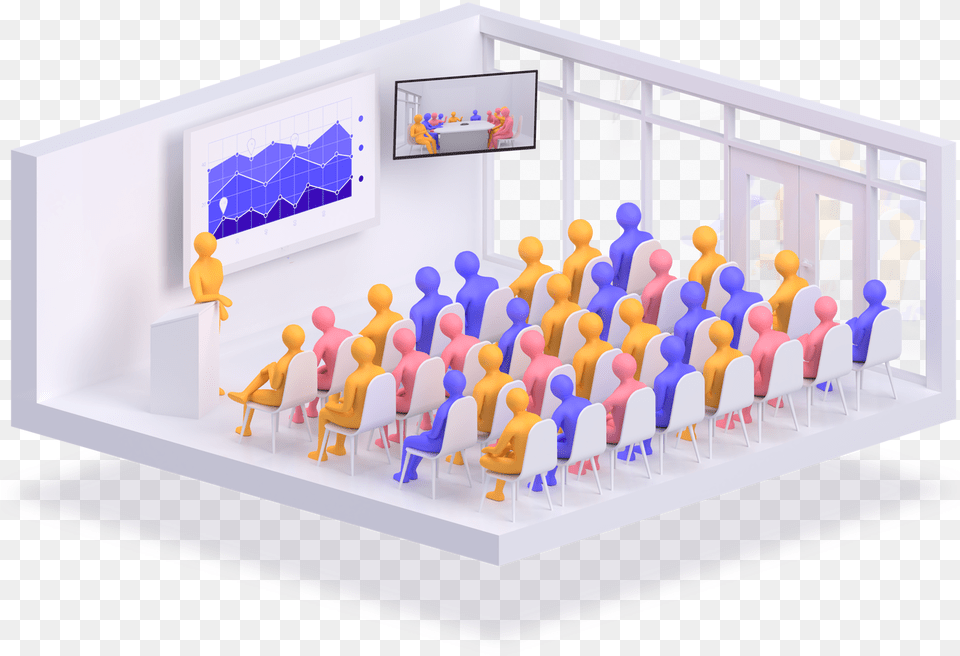 Lifesize Icon 800 Large Meeting Room Bundle For Adult, People, Person, Indoors Png Image