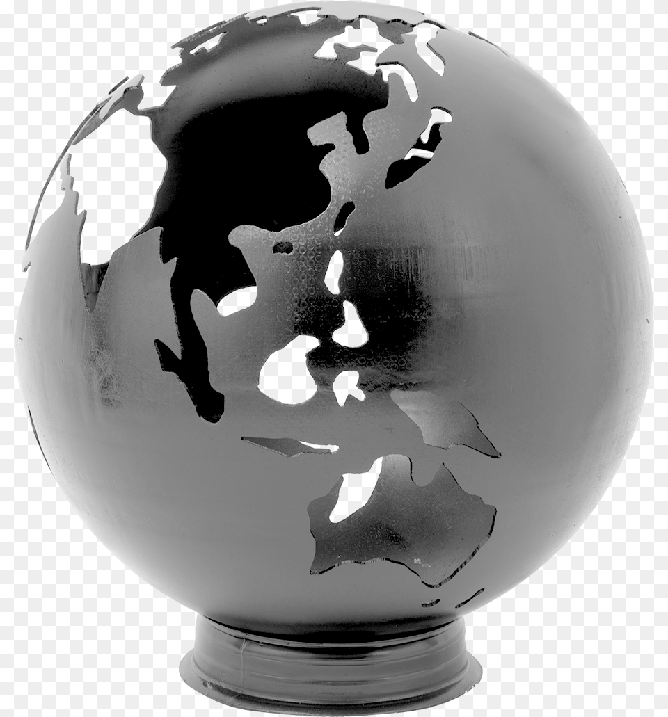 Lifestyle Earth Fire Globe Fire Pit, Sphere, Astronomy, Outer Space, Planet Free Png