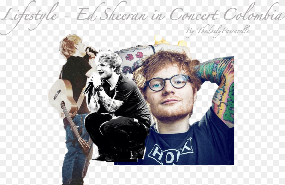 Lifestyle Ed Sheeran In Concert Ed Sheeran, Accessories, T-shirt, Skin, Portrait Free Png Download