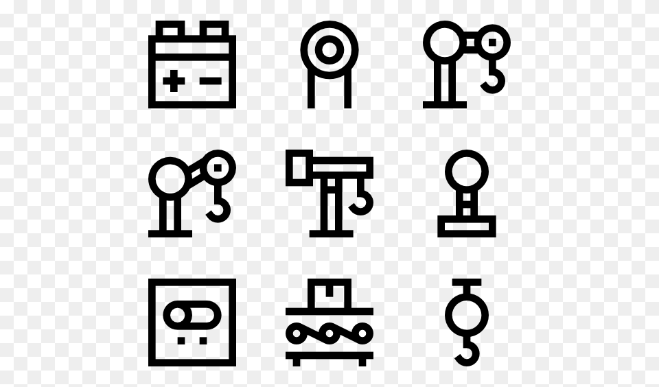 Lift Icons, Gray Png Image