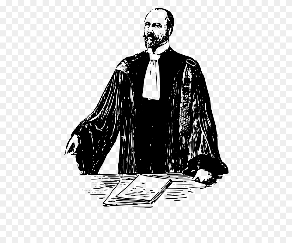 Liftarn French Lawyer Early 20th Century, Gray Free Png Download