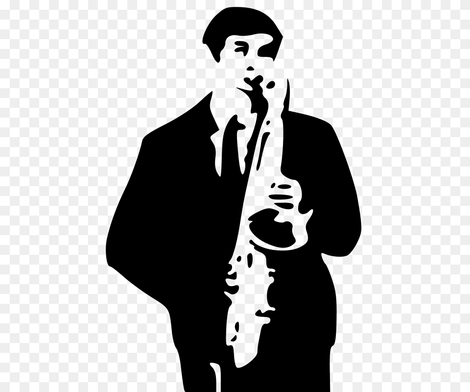 Liftarn Saxophone Player, Gray Free Png Download