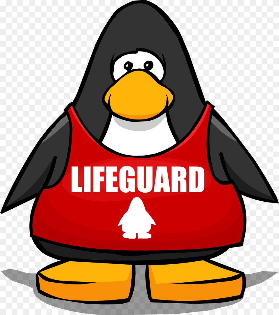 Liftguard Shirt From A Player Card Pilgrim Club Penguin, Baby, Person Png Image
