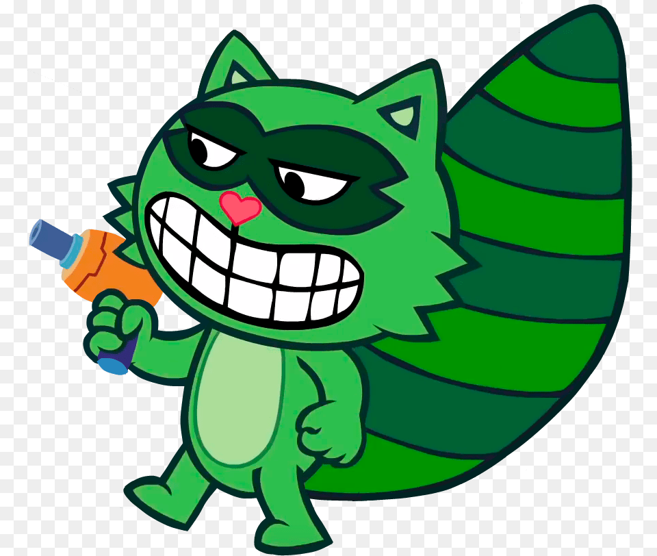 Lifty And Shifty Happy Tree Friends Fandom Roleplay Happy Tree Friends Twins, Green, Animal, Bear, Mammal Free Transparent Png