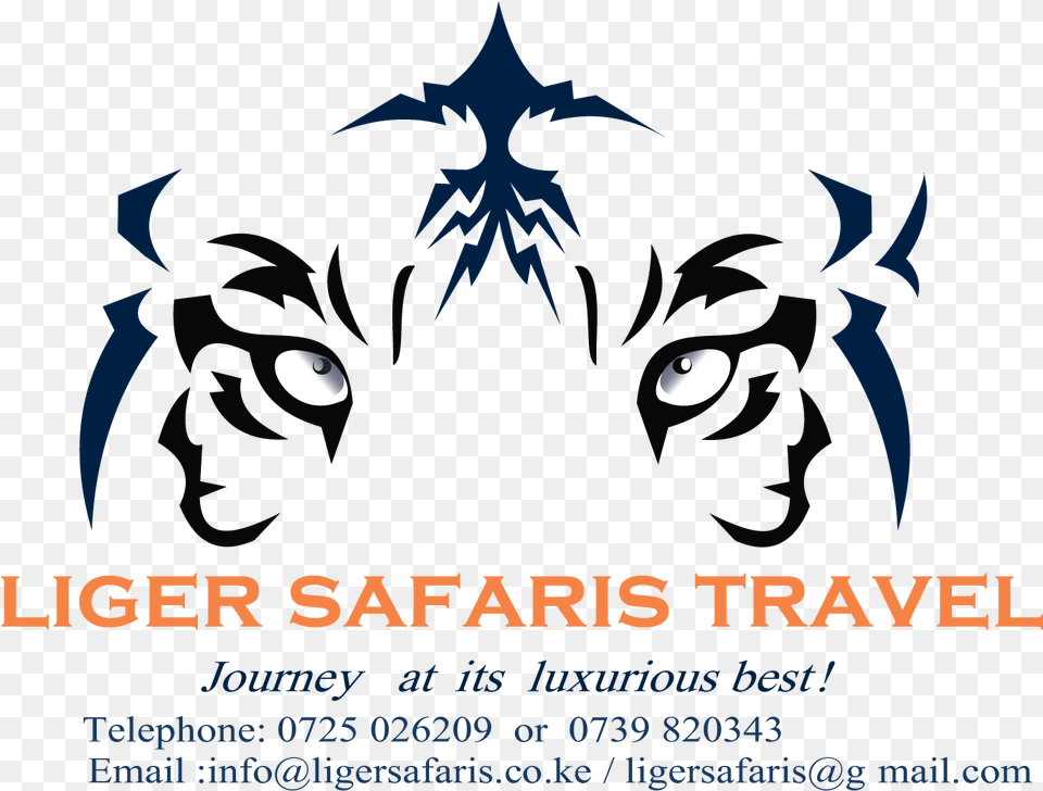 Liger Safaris The Journey At Its Luxurious Best Ssga Panther Cheer Logo, Advertisement, Poster Free Transparent Png