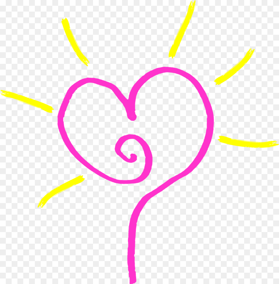 Light 1st Heart, Purple Png Image