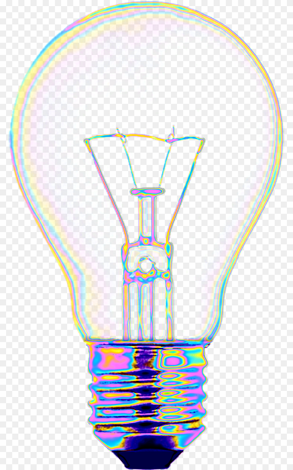 Light Aesthetic Background Color Dream Emoji Light Bulb, Lightbulb, Face, Head, Person Free Png