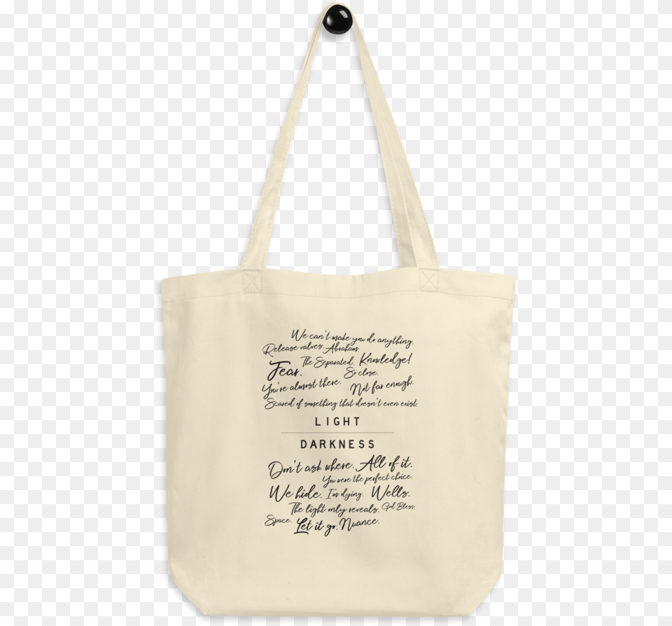 Light And Darkness Eco Friendly Tote Bag U2014 Rsjmillercom, Accessories, Handbag, Tote Bag Free Transparent Png