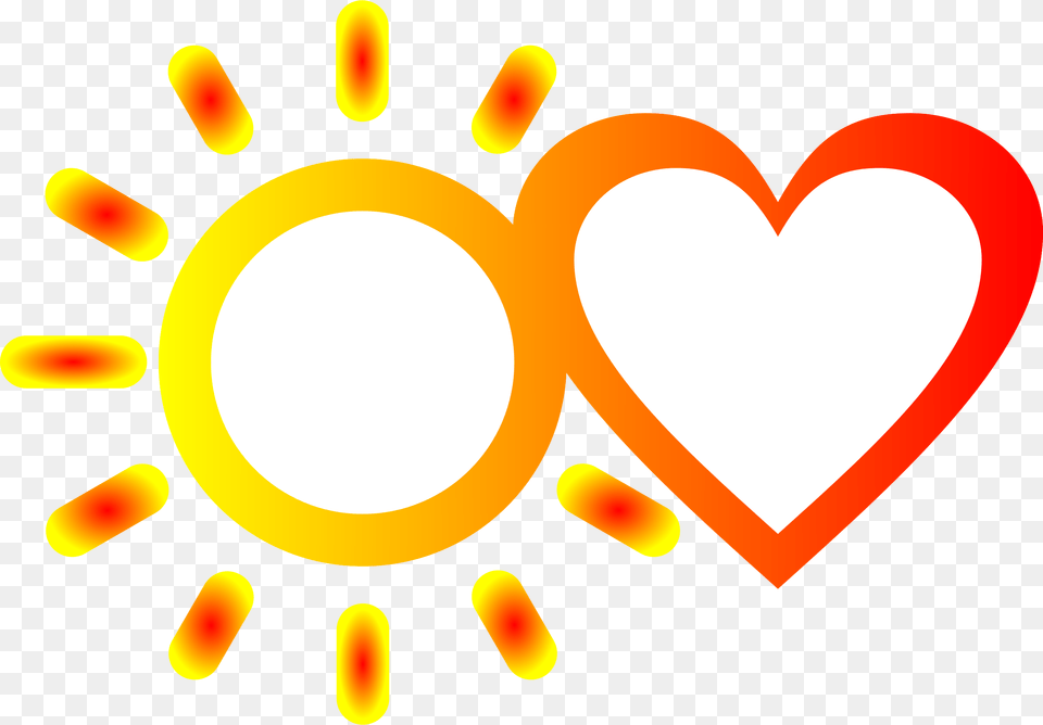 Light And Love Vector Clipart Image, Heart Free Png Download