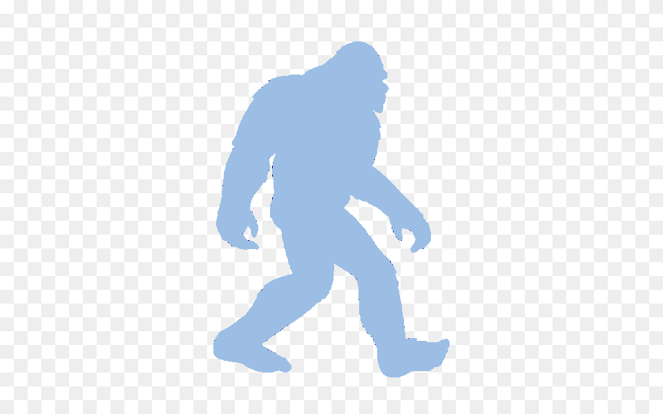 Light Blue Bigfoot Decal, Adult, Male, Man, Person Free Png Download