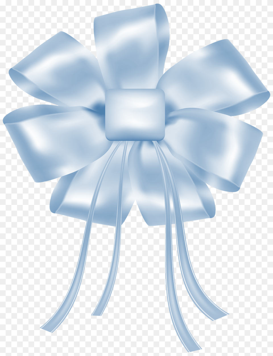 Light Blue Bow Clipart, Gift, Formal Wear Free Png