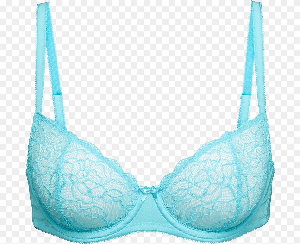 Light Blue Bra Transparent Ladies Undergarments, Clothing, Lingerie, Underwear, Accessories Free Png Download