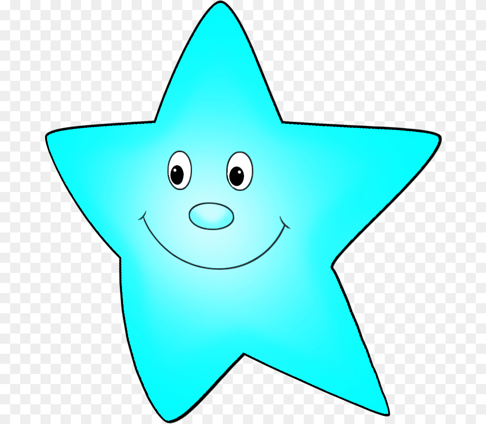 Light Blue Cartoon Star Flying Star Light Clip Art, Star Symbol, Symbol, Person Free Png Download