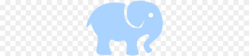 Light Blue Clipart Blue Elephant, Animal, Mammal, Wildlife Free Transparent Png