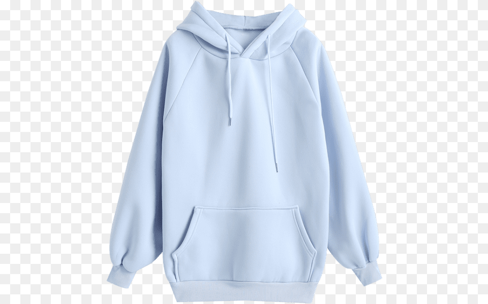 Light Blue Color Hoodie, Clothing, Knitwear, Sweater, Sweatshirt Free Transparent Png