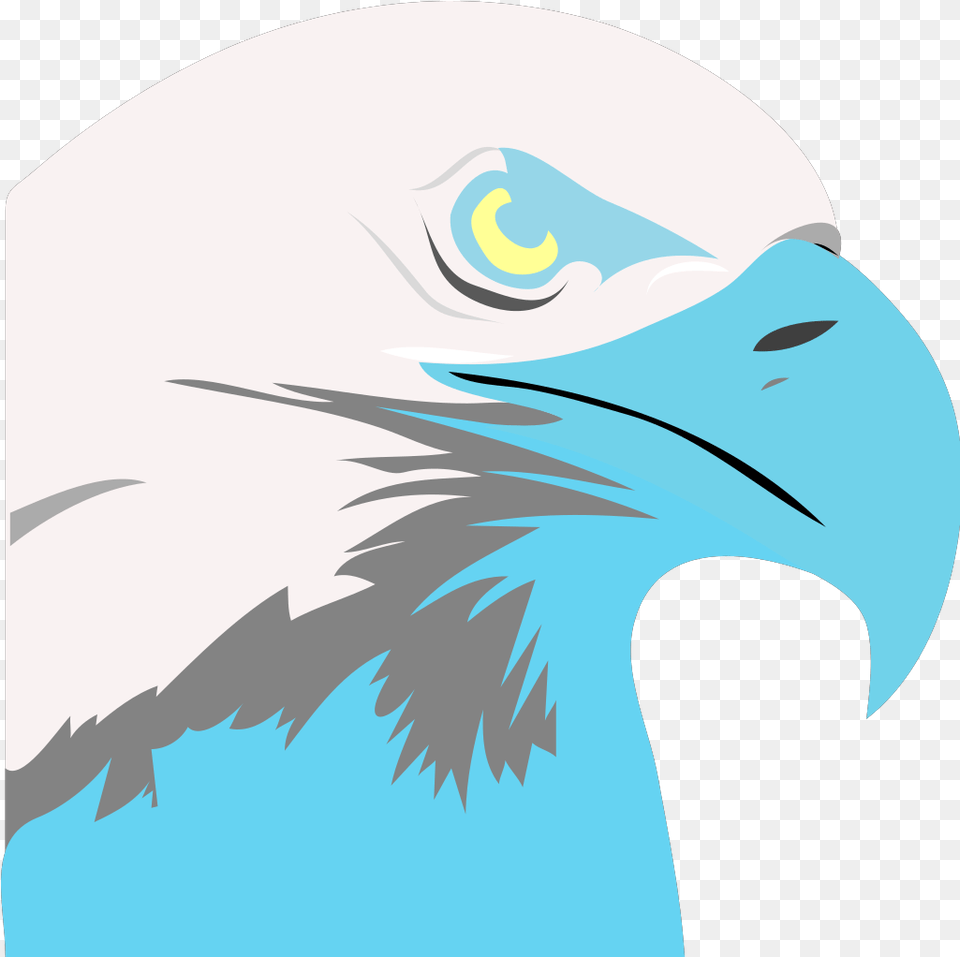 Light Blue Eagle Svg Clip Art For Web Clip Blue Eagle, Animal, Beak, Bird, Fish Free Transparent Png