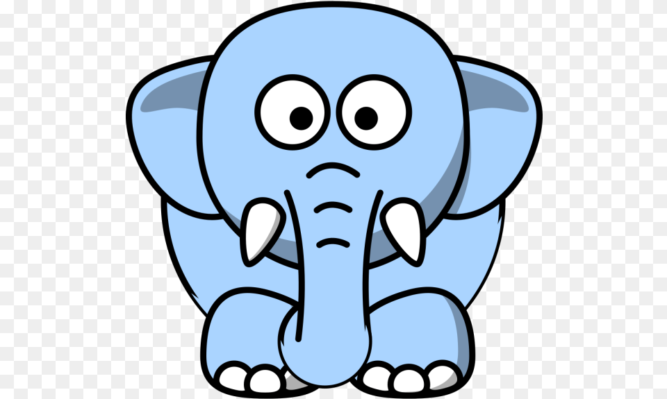 Light Blue Elephant Svg Clip Art Cartoon Light Blue Elephant, Animal, Wildlife, Baby, Person Free Png