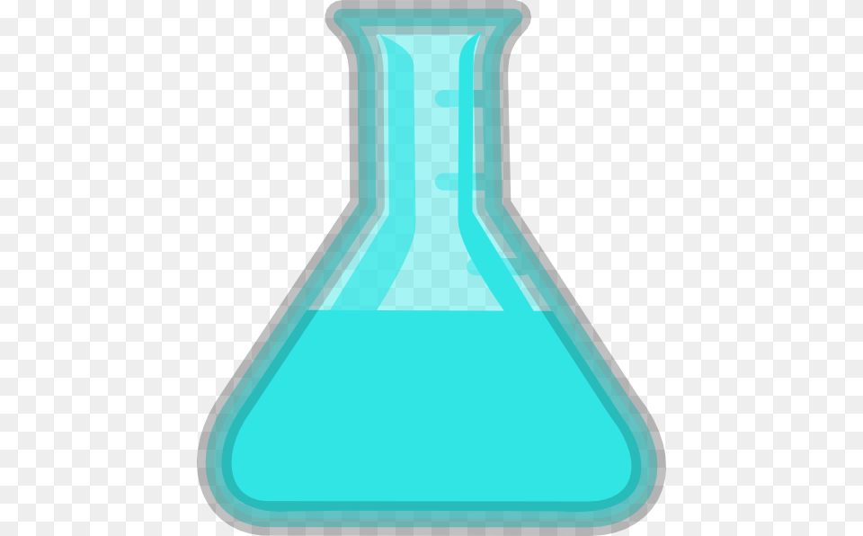 Light Blue Flask Lab Clip Art, Jar, Pottery, Vase Free Png Download