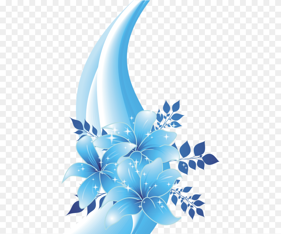 Light Blue Flower, Art, Floral Design, Graphics, Pattern Free Transparent Png