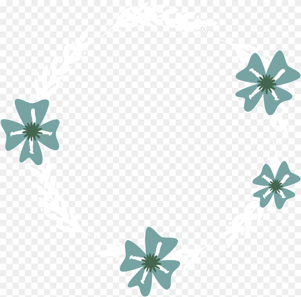Light Blue Flower, Accessories, Jewelry, Necklace, Plant Free Transparent Png