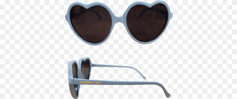 Light Blue Heart Sunglasses Plastic, Accessories, Glasses Png Image