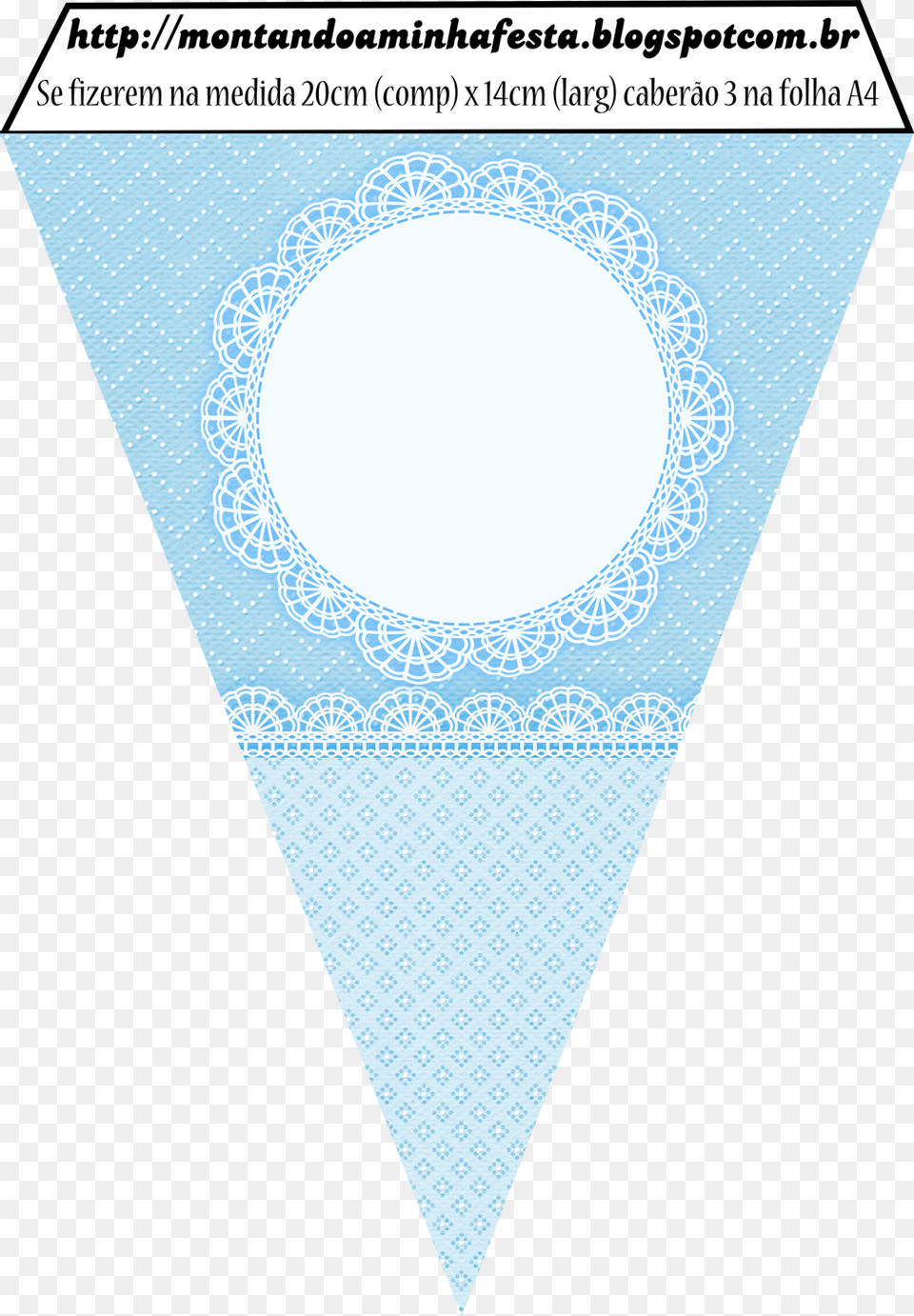 Light Blue Lace Printable Banner Free Png Download