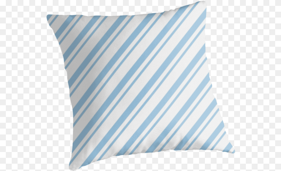 Light Blue Thin Diagonal Stripes Linens, Cushion, Home Decor, Pillow, Person Free Png