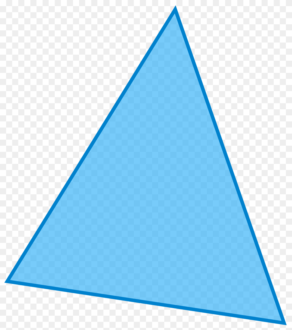 Light Blue Triangle Image Free Transparent Png
