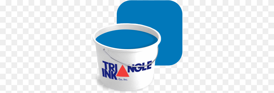 Light Blue Triangle Ink, Bucket, Paint Container, Cup, Disposable Cup Png