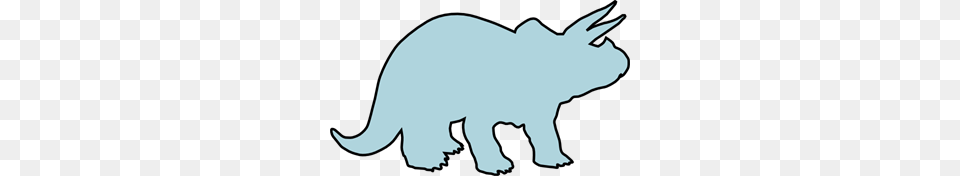 Light Blue Triceratops Clip Art For Web, Animal, Fish, Sea Life, Shark Free Png Download