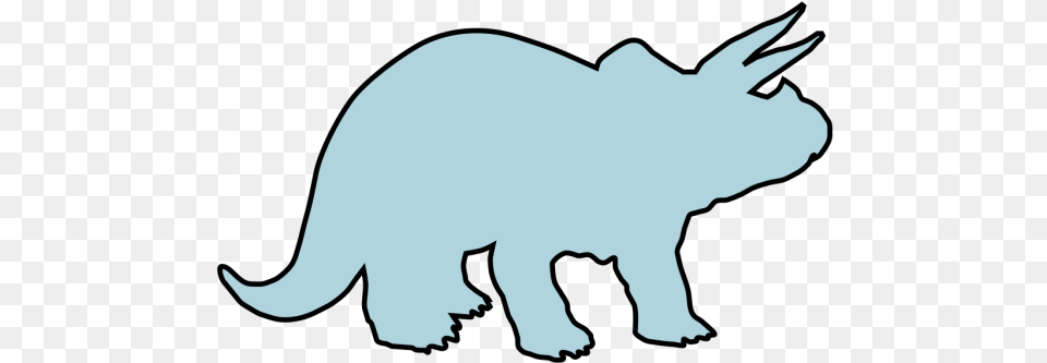 Light Blue Triceratops Svg Clip Art For Web Download Animal Figure, Mammal, Fish, Sea Life, Shark Png