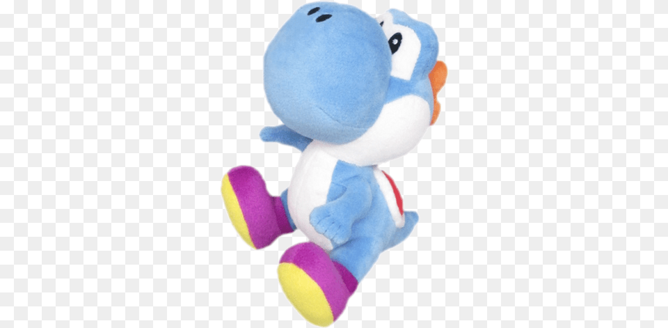 Light Blue Yoshi Plush, Toy Png Image