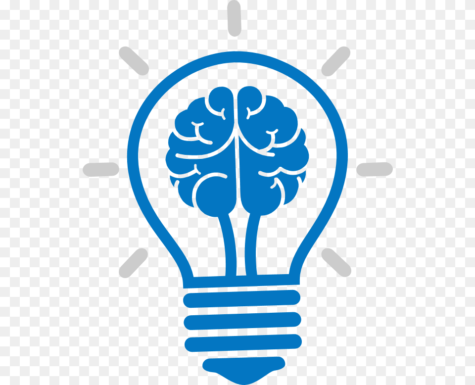 Light Brain Incandescent Bulb Cartoon Icon Clipart Smart Brain Light, Lightbulb, Face, Head, Person Free Png Download