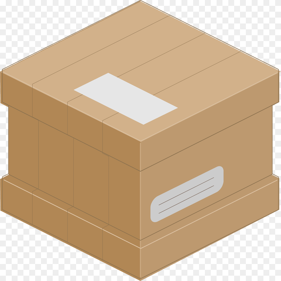 Light Brown Carton Box Clipart, Cardboard, Package, Package Delivery, Person Free Png Download